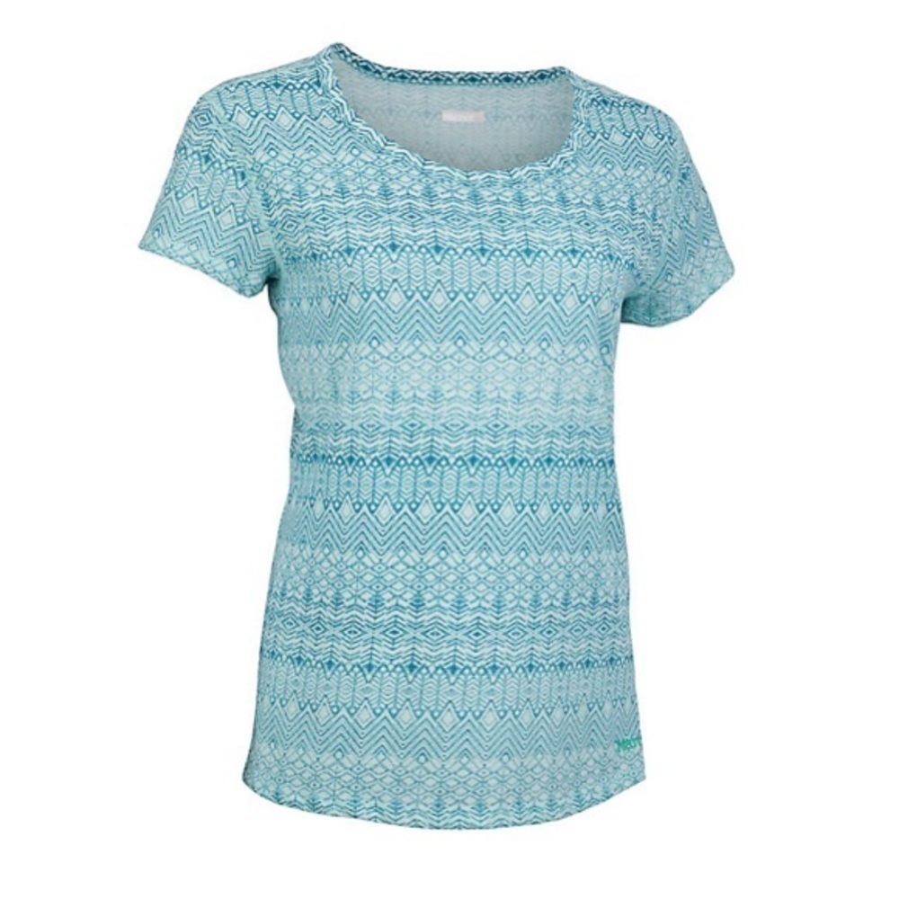 Marmot Katie short sleeve lightweight blue t-shirt base layer size small